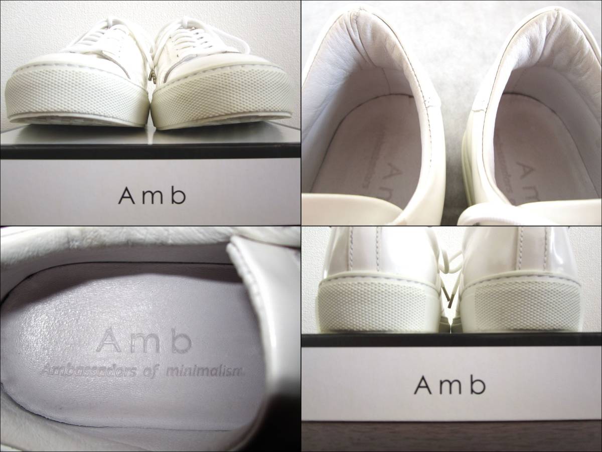 Amb《即決・送料無料》◇極美9838 LUXOR（WHITE／41）ホワイト 
