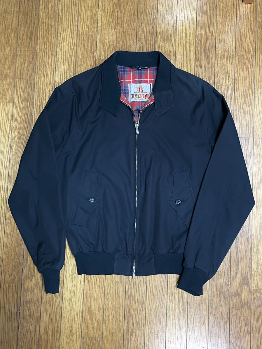 英国製バラクータG9 スウィングトップ ハリントンジャケット 38黒