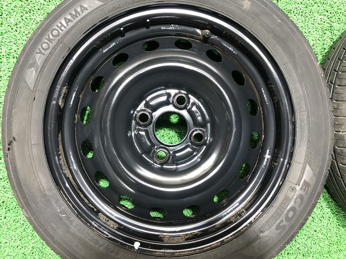 三菱純正 15inch 4j 5j × YOKOHAMA 145/65R15 175/55R15 PCD100 4穴 