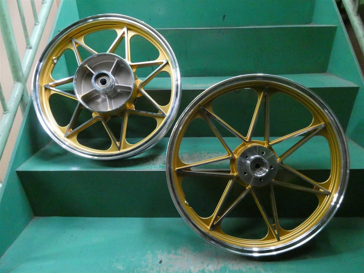 当時物CB750F、前後ホイールセット 当時物CB750F、前後ホイールセット 当時物CB750F、前後ホイールセット