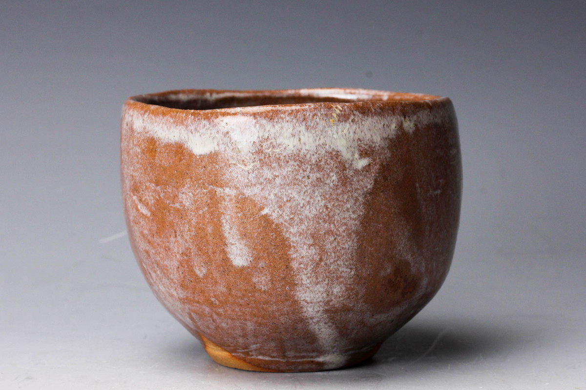 茶道具 萩焼 宮本好仁作 茶碗 共箱 C 8280 茶道具 萩焼 宮本好仁作