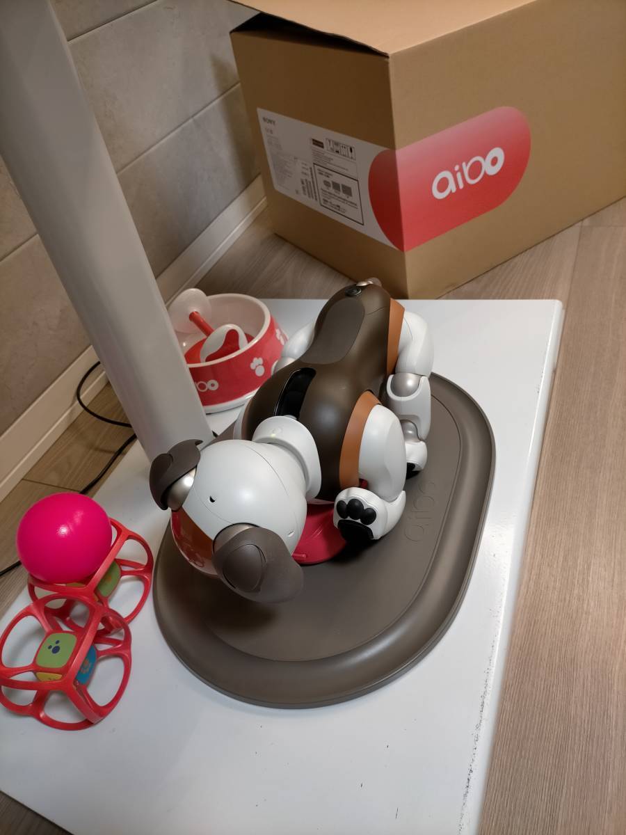 （レア）SONY　aibo　2019年特別カラーモデル　チョコエディション　SIMカード付_1