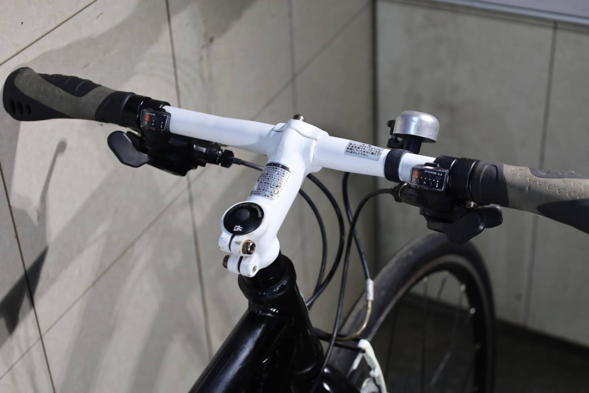 良品！フェラーリFerrari 700C アルミ SRAM21速 460mm クロスバイク (M  