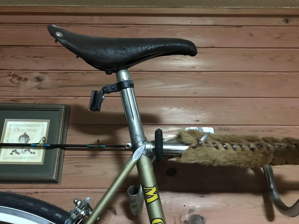 クロモリ NJS ISHIWATA 送料込 ラベンダー系 メッキフォーク 石渡019 