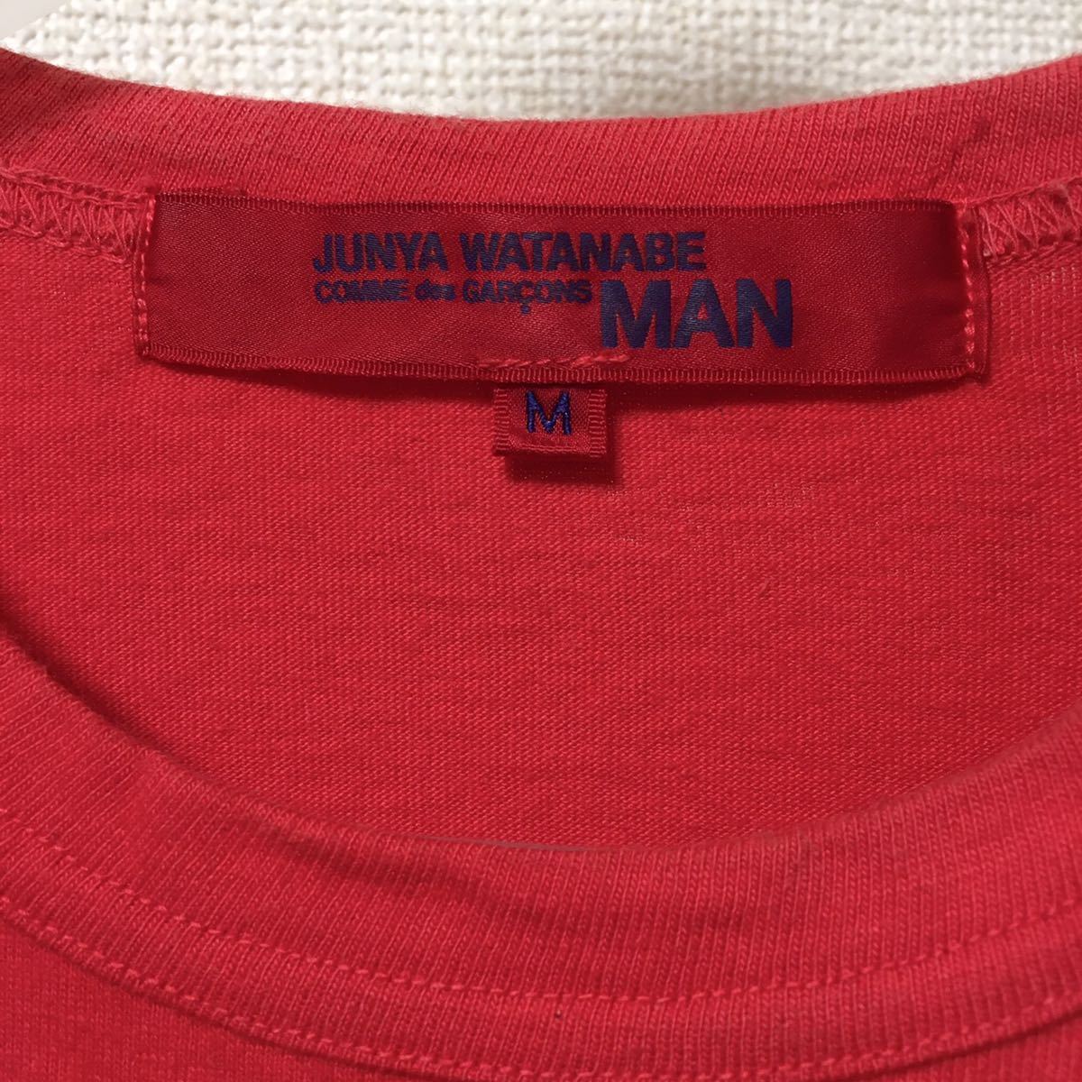 JUNYA WATANABE MAN 2002SS メッセージ プリント Tシャツ 製品染