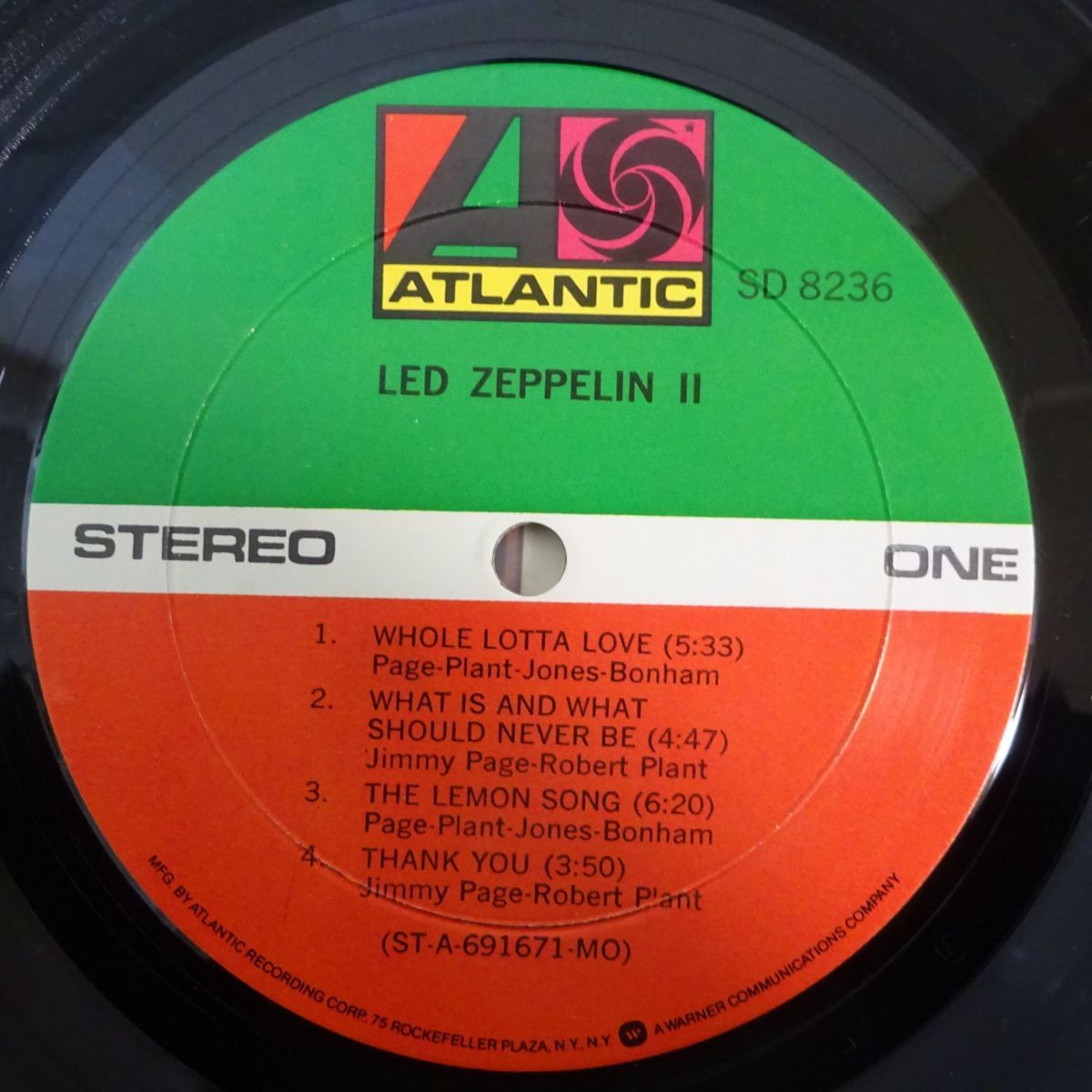 本日の一枚ハイプ・ステッカー・ラブ！ 米盤だけの魅力 - Zeppelin