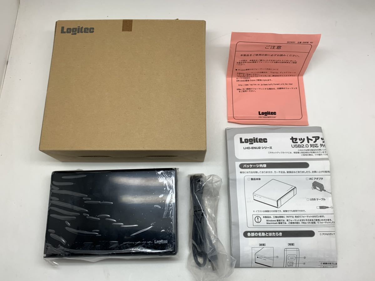 Logitec ロジテック 外付けHDD ハードディスク LHD-EN2000U2W 2TB