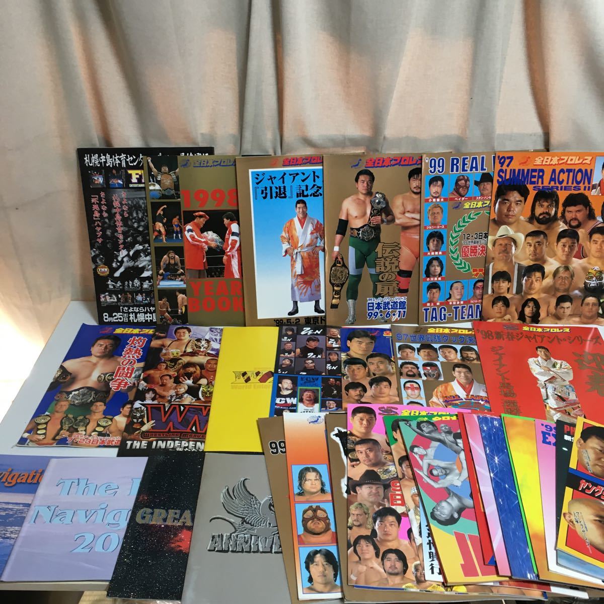 ◇当時物◇全日本プロレスパンフレット 1997年～約34冊大量 