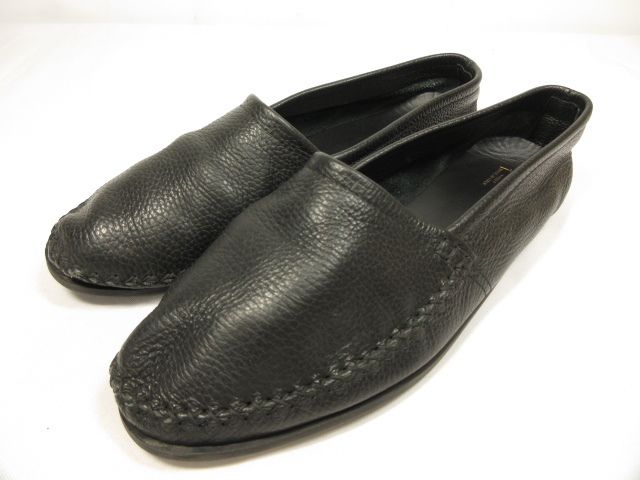 お買い得，送料無料 超 FERRANTE フェランテ シボ革 スリッポン シューズ 紳士靴 メンズ size42 ブラック 黒 8MZ3617(27.0cm)｜売買されたオークション情報、yahooの商品情報をアーカイブ公開 - オークファン 27.0cm