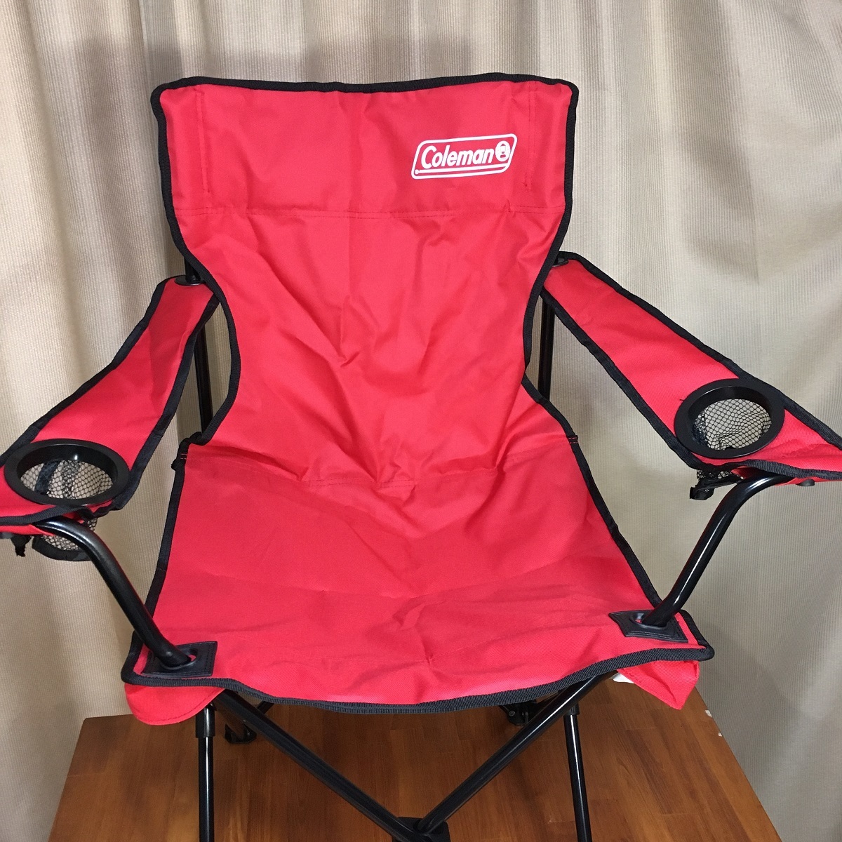 送料無料／新品】コールマン Coleman アームチェア(レッド) 2脚セット