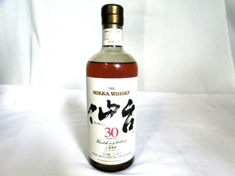 東京都限定発送 1000円スタート ウイスキー THE NIKKA WHISKY 仙台 30