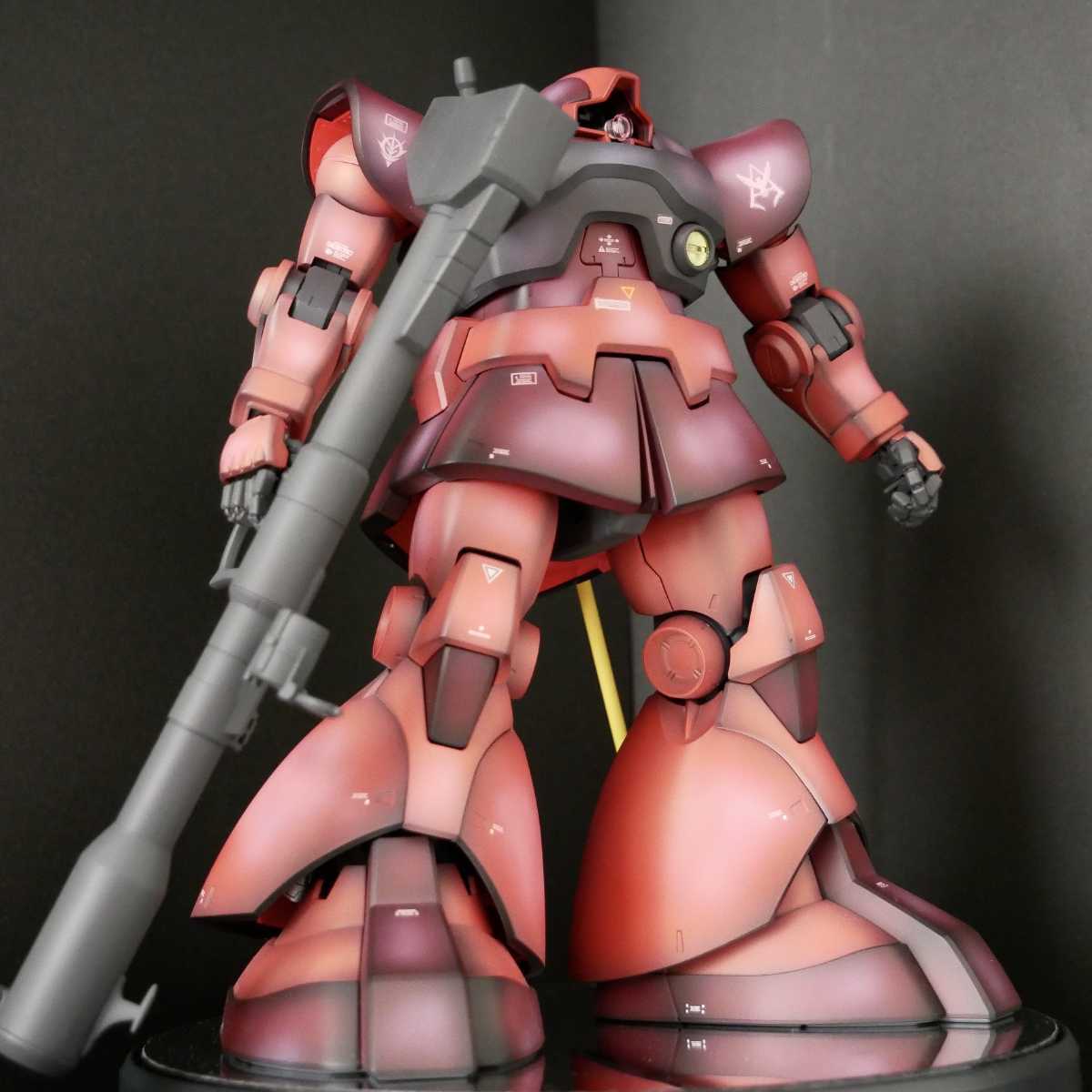 MG1/100 リックドム リニューアル版 シャア専用カラー全塗装完成品 MS