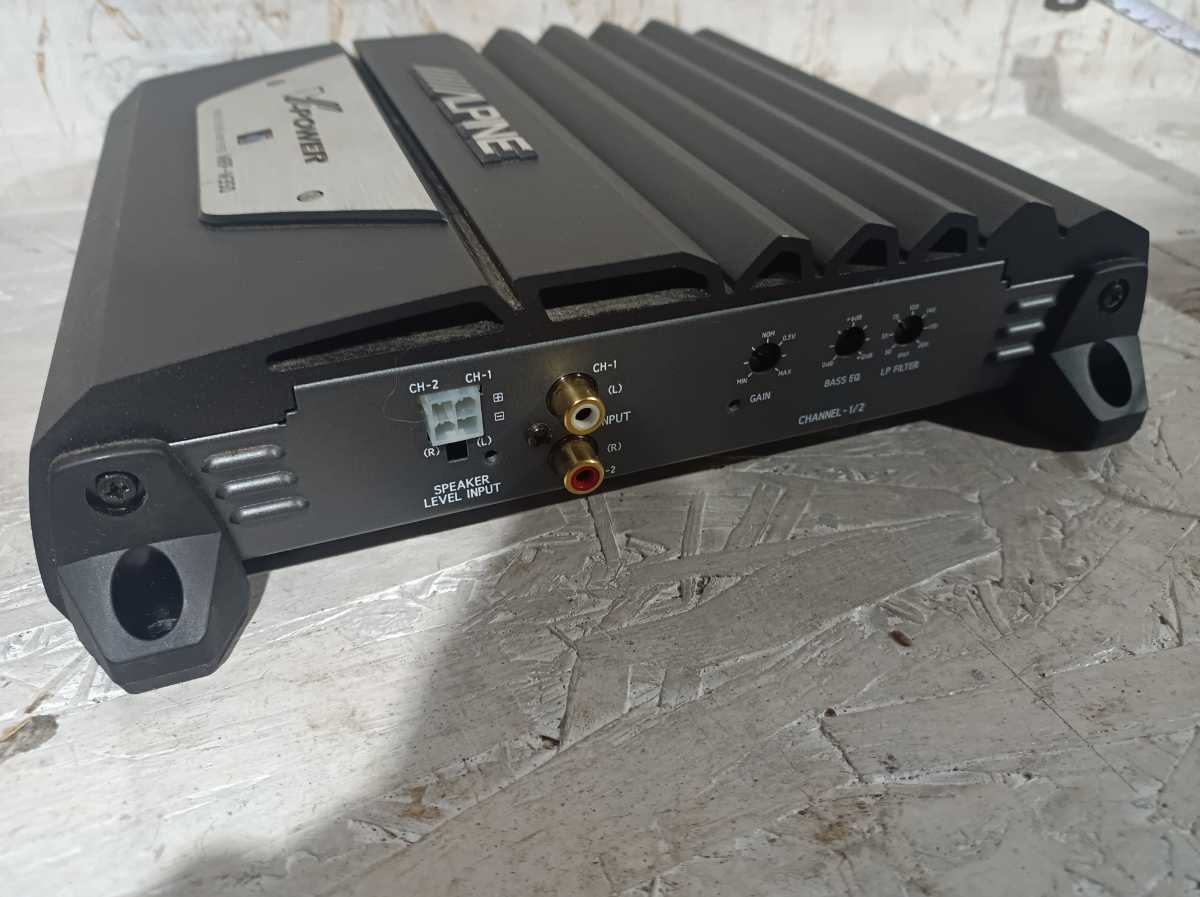 1000358『 ALPINE / MRP-M350 』 音声出力OK 重低音 アルパイン 車載用