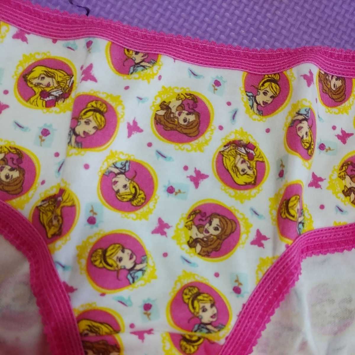 ディズニープリンセス パンツ ショーツ4枚セット 6 1cm シンデレラ 美女と野獣ベル 1 115 124cm 売買されたオークション情報 Yahooの商品情報をアーカイブ公開 オークファン Aucfan Com