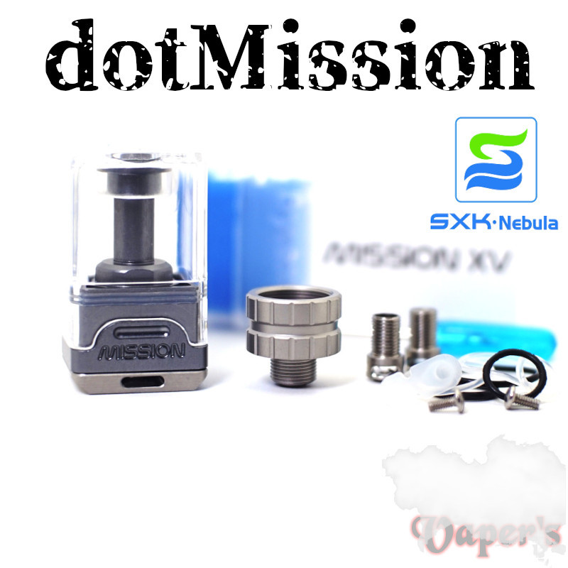 ★送料無料・匿名発送 ・配送補償| DotMISSION RBA [SXK]【刻印ver】[vapers vaper's vape クローン RTA アトマイザー SXK clone]