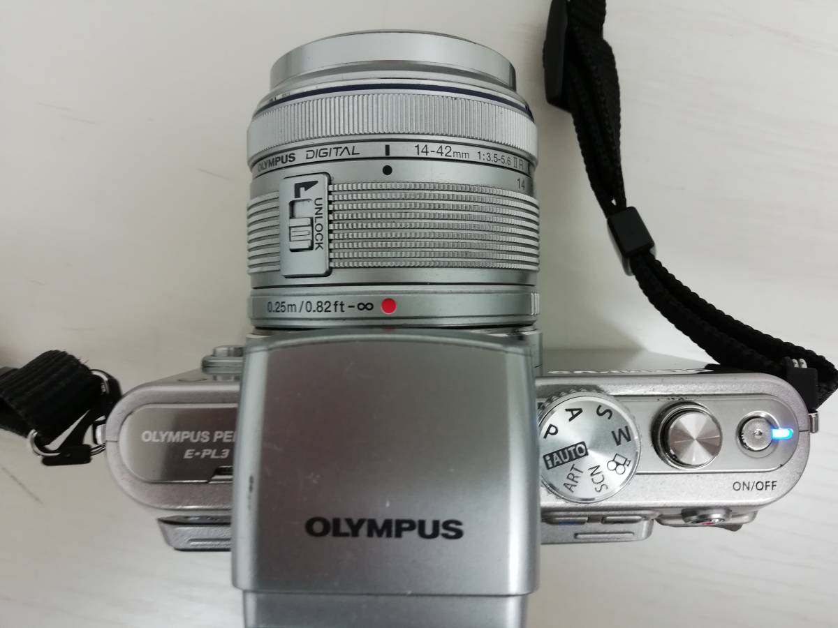 T1051【0326】★オリンパス OLYMPUS PEN Life E-PL3 デジカメ デジタルカメラ コンパクトカメラ 光学機器 ★ PEN オリンパス OLYMPUS com: 新会社 シルバー(PEN
