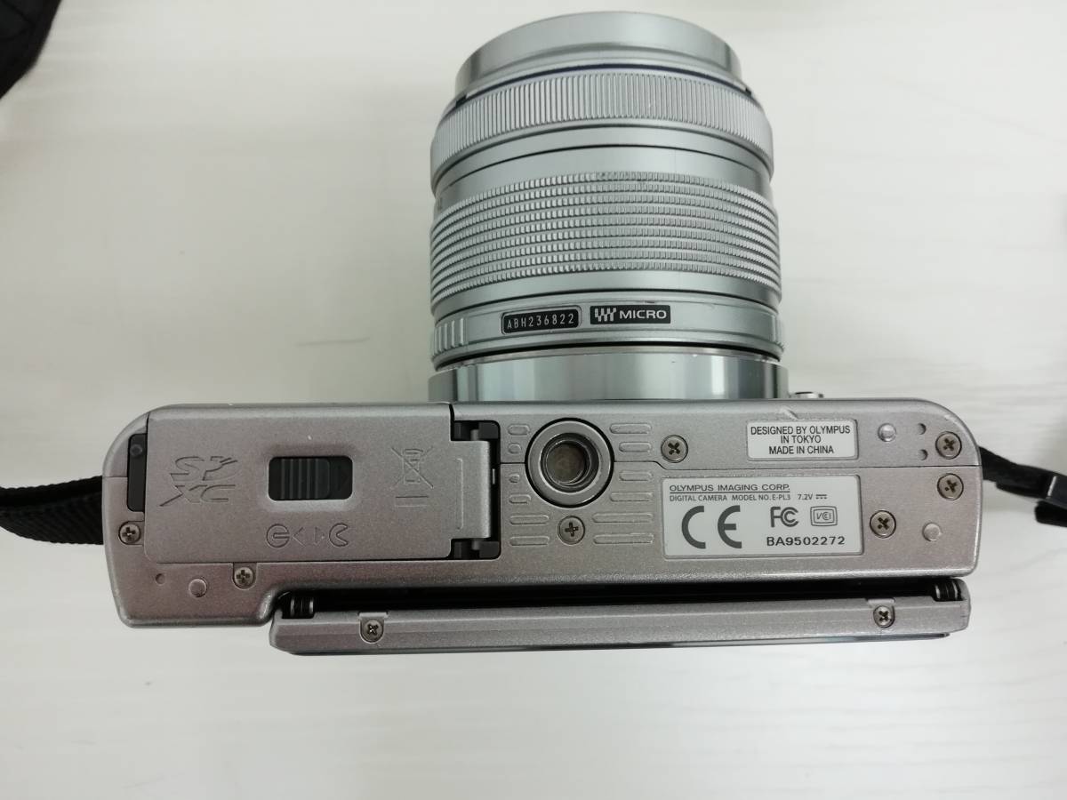 T1051【0326】★オリンパス OLYMPUS PEN Life E-PL3 デジカメ デジタルカメラ コンパクトカメラ 光学機器 ★ PEN オリンパス OLYMPUS com: 新会社 シルバー(PEN