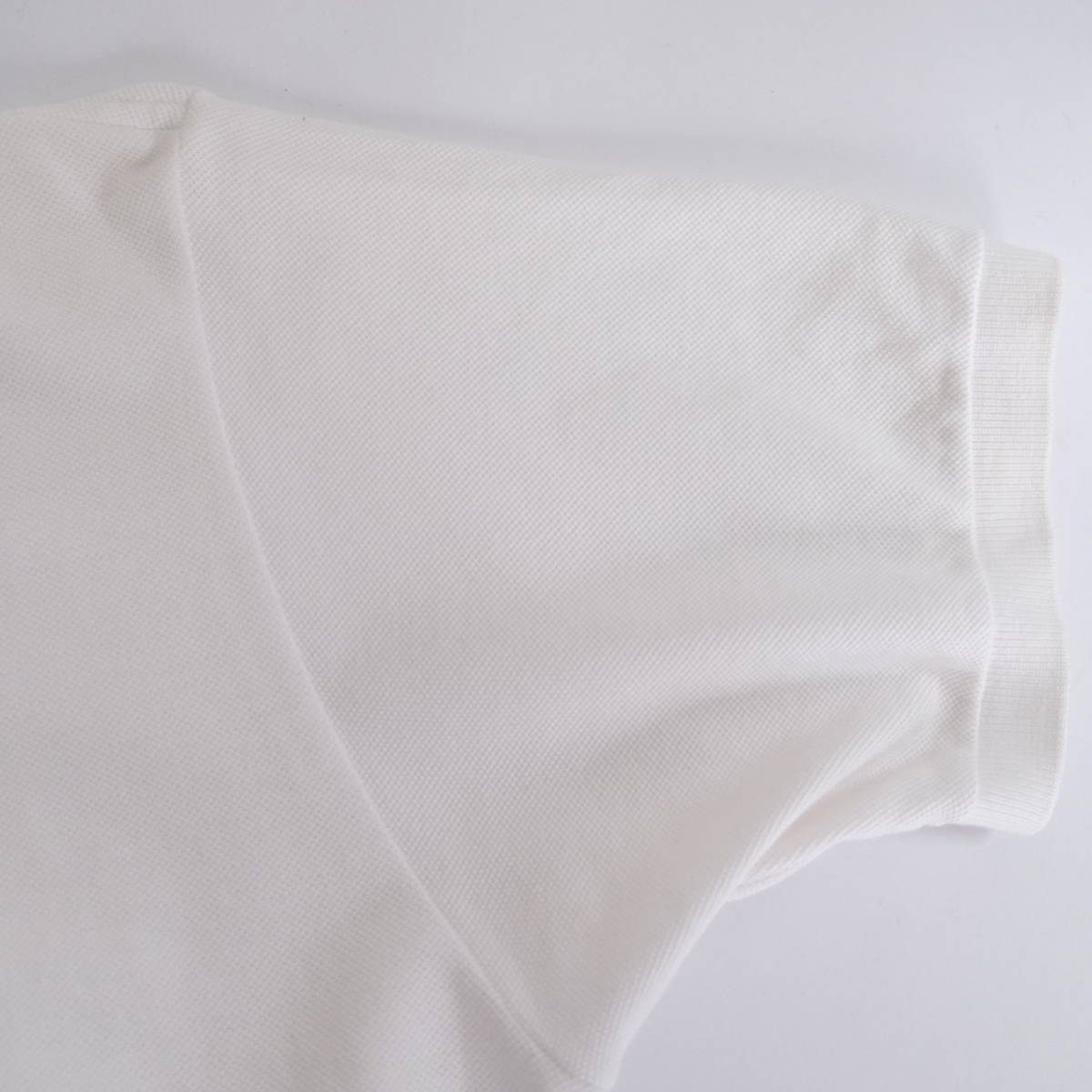 フランス製【 CHEMISE LACOSTE 】ラコステ ビンテージ ポロシャツ 半袖シャツ / ホワイト 白 / 4 / フレラコ ヨーロッパ 古着 LACOSTE フランス製 CHEMISE Polo 紫 長袖