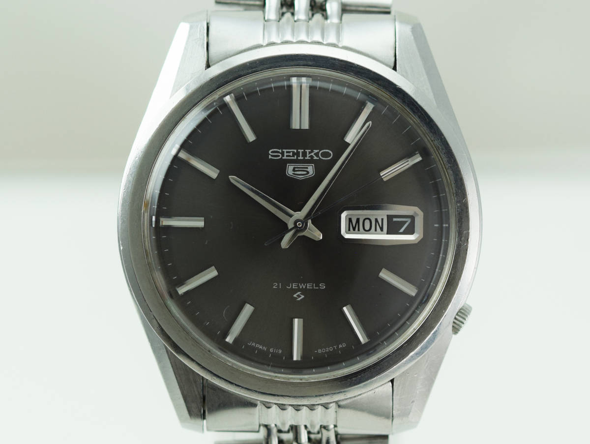 6119-8020 SEIKO セイコー 0 セイコーファイブ 自動巻き デイデイト 