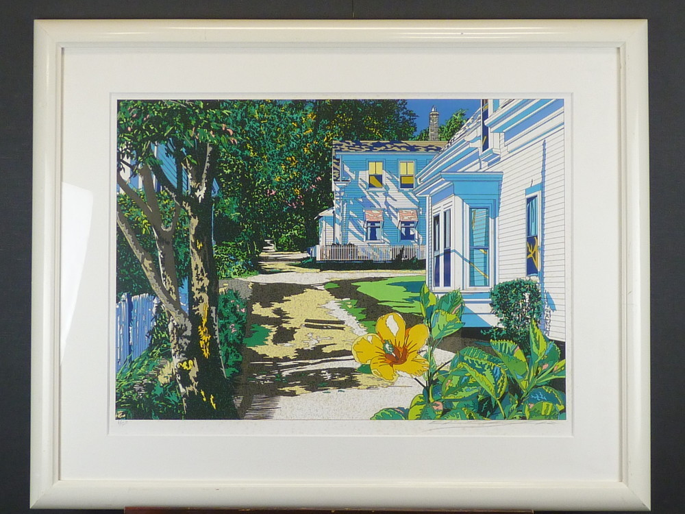 絵画リトグラフ海辺2