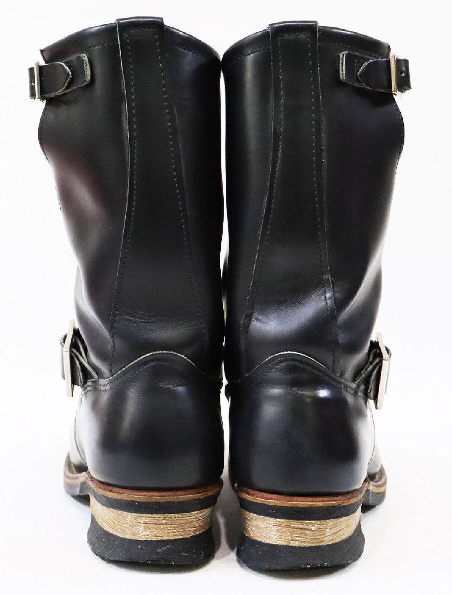 【9D PT99刺繍タグ】レッドウィング 2268 エンジニアブーツ 美品 8EE 良品 PT99刺繍】レッドウィング 2268 エンジニア 黒 ブラック