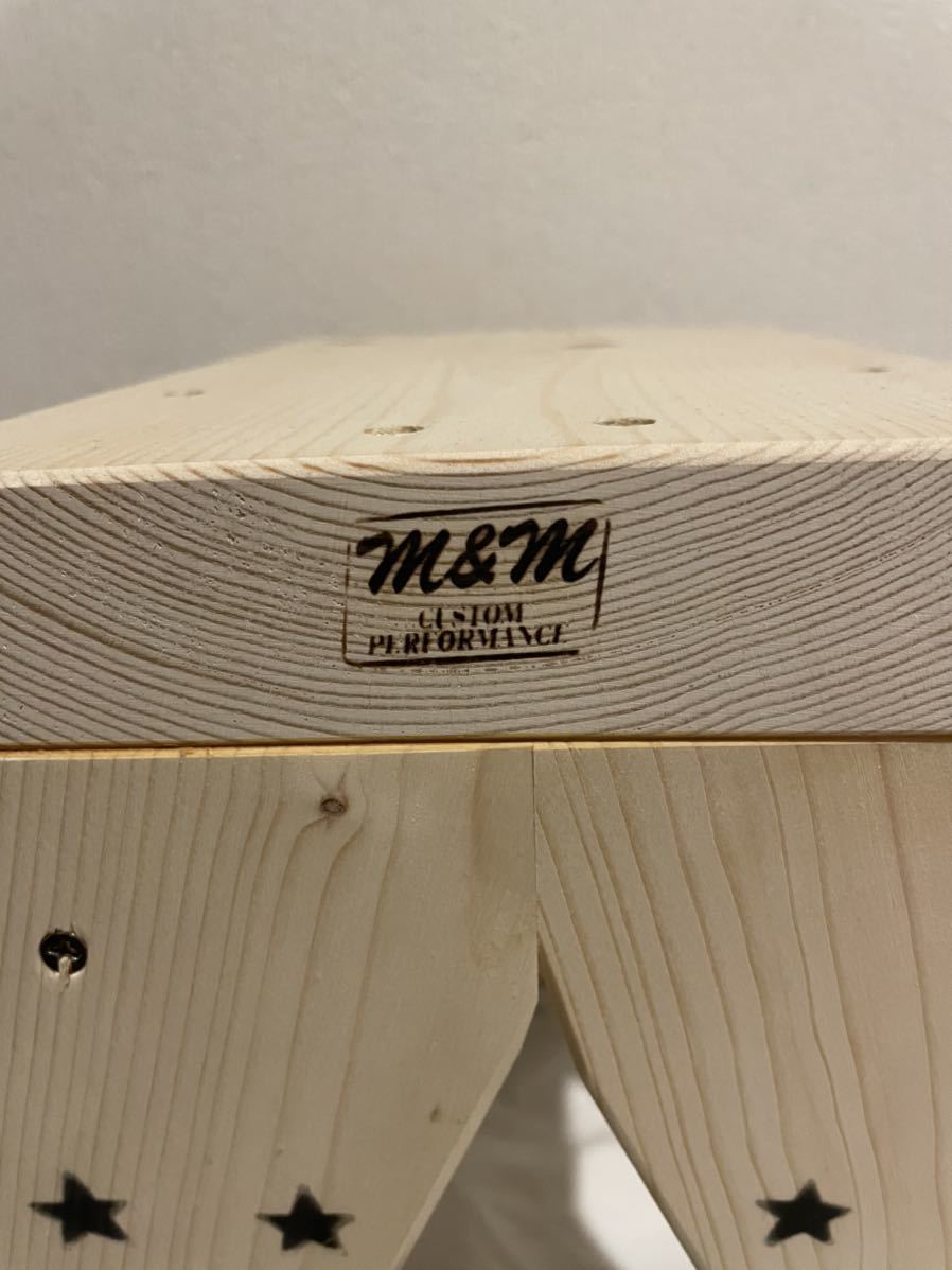 m&m custom performance furniture 角スツール小 M&M CUSTOM