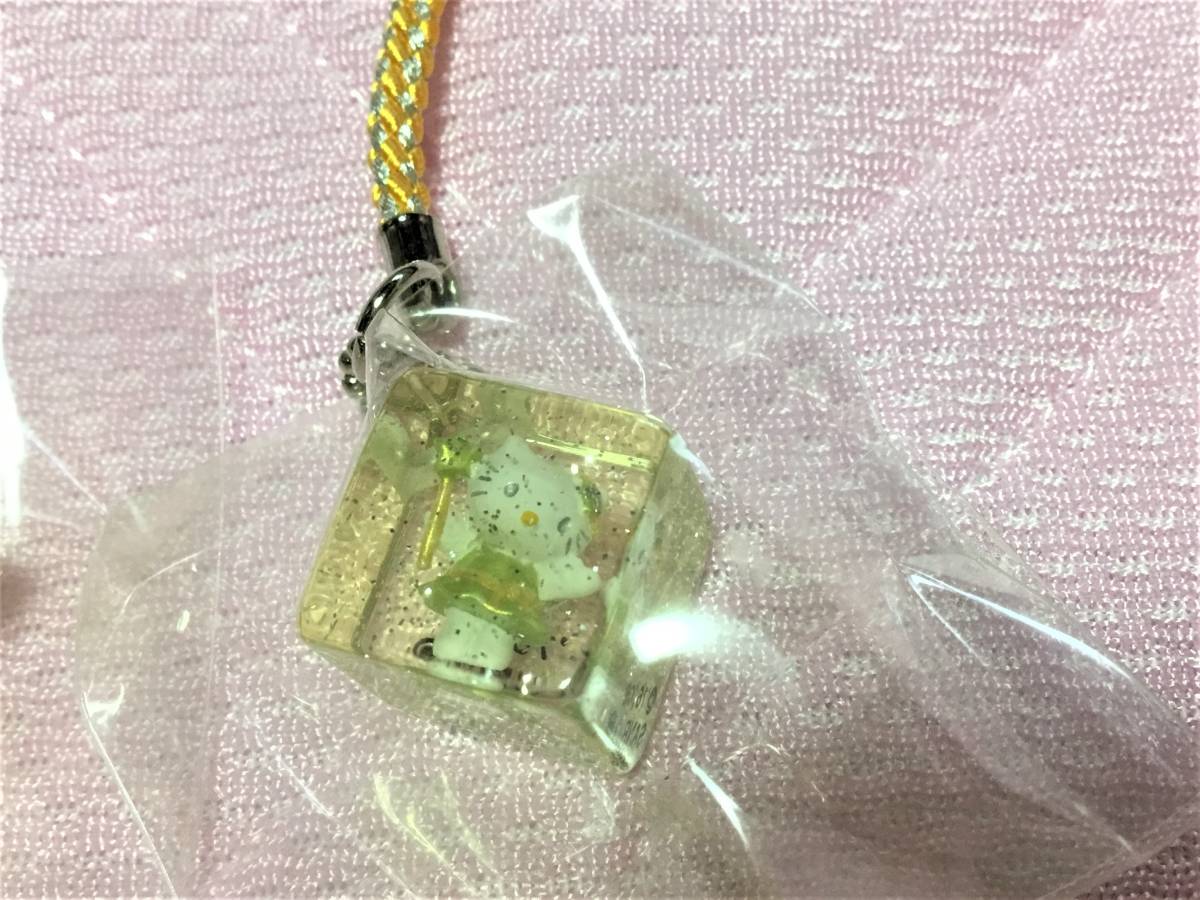 ハローキティ イルミネーションバージョン 0 四角レア ストラップオンライン フルセット ハローキティ☆アクリル根付け　イルミネーションバージョン3種セット　2006年