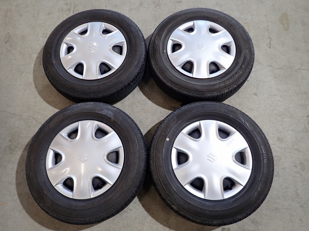 NP831【送料無料155/80R13】スズキ純正スチール Kei純正ホイール