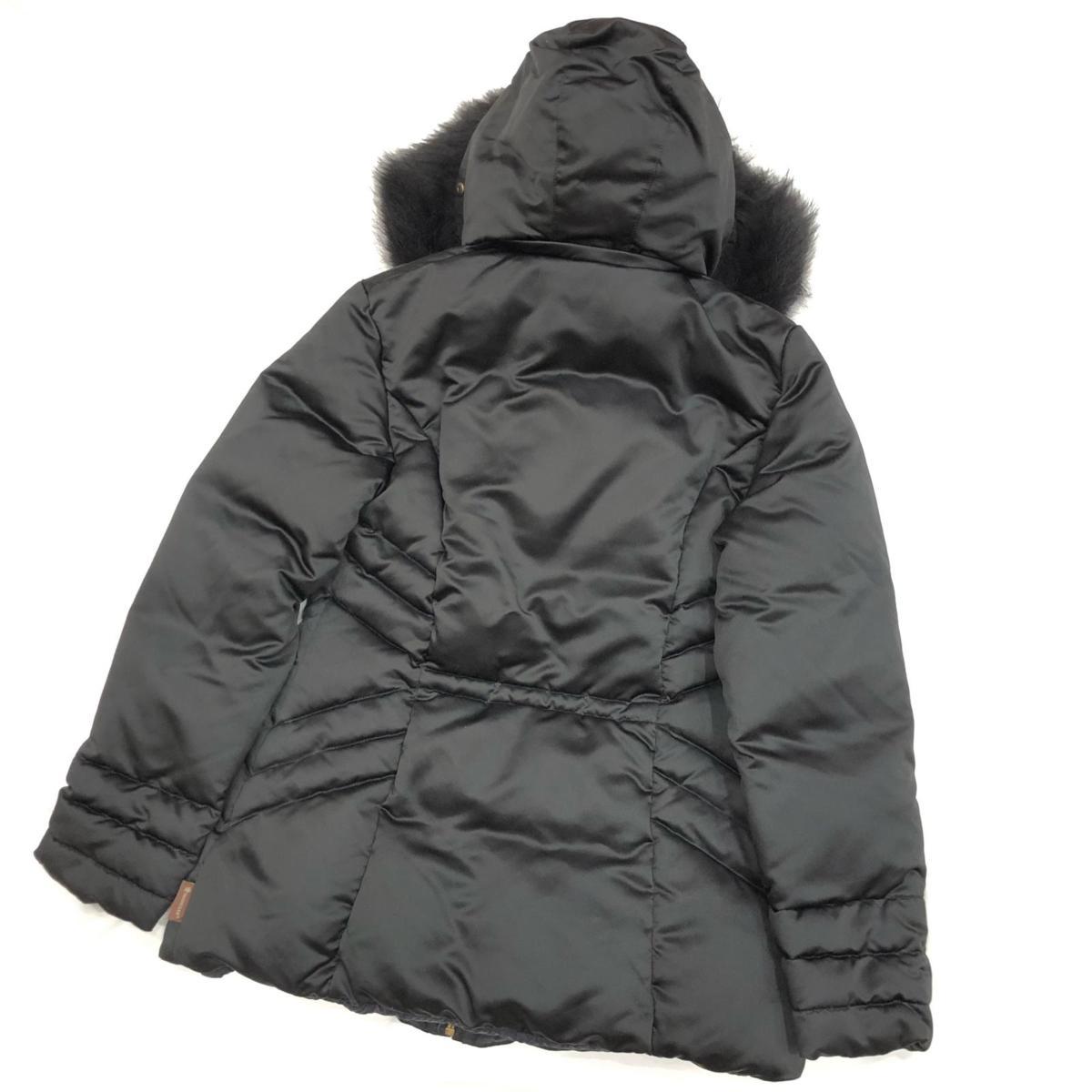 1円 MONCLER モンクレール ダウンコート フィンラクーン ファー 黒 茶 