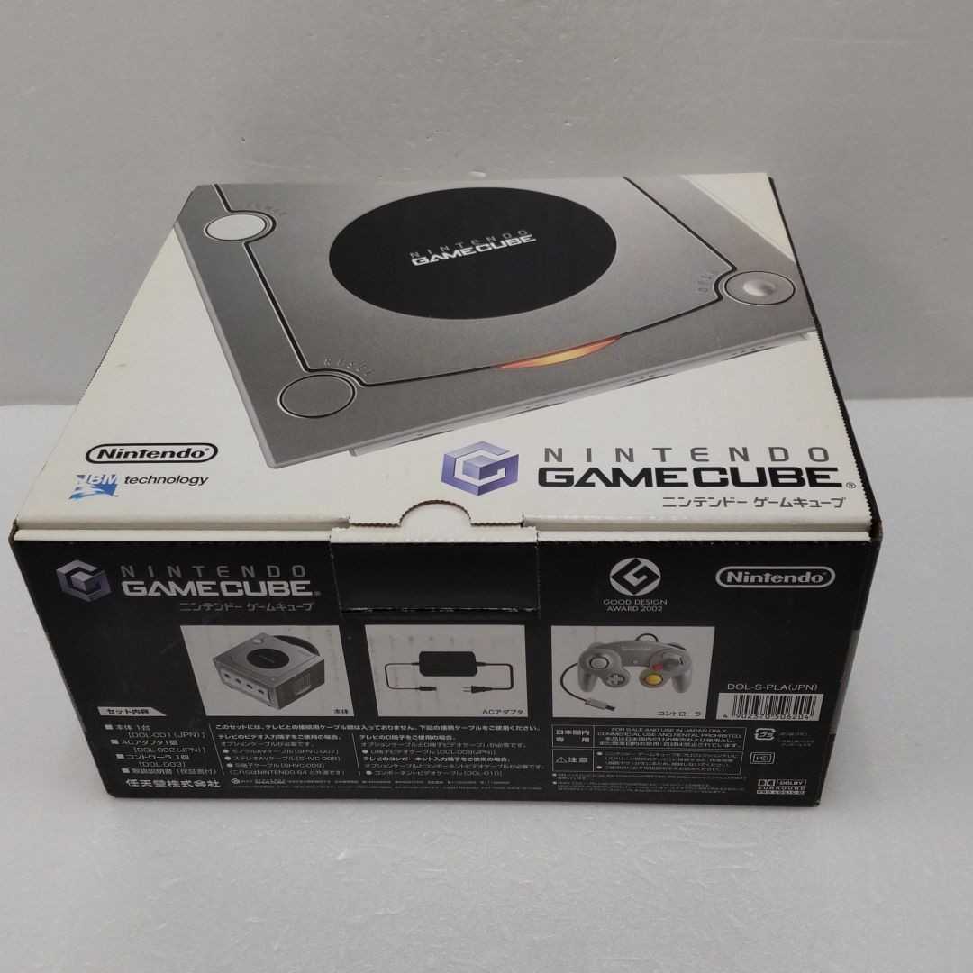 当時物 未使用 ニンテンドー ゲームキューブ 本体 シルバー 箱付