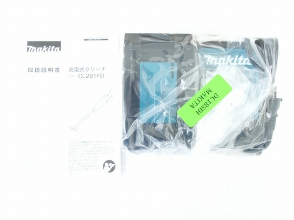 makita CL281FDZW 18V 充電式クリーナー バッテリー付き マキタ