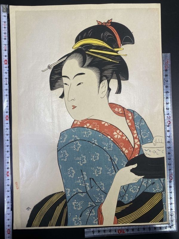 浮世絵 喜多川歌麿 Japanese 美人画の浮世絵で大人気・喜多川歌麿の