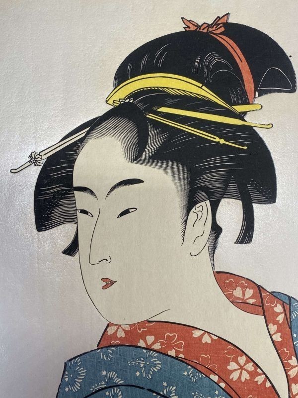浮世絵 喜多川歌麿 Japanese 美人画の浮世絵で大人気・喜多川歌麿の