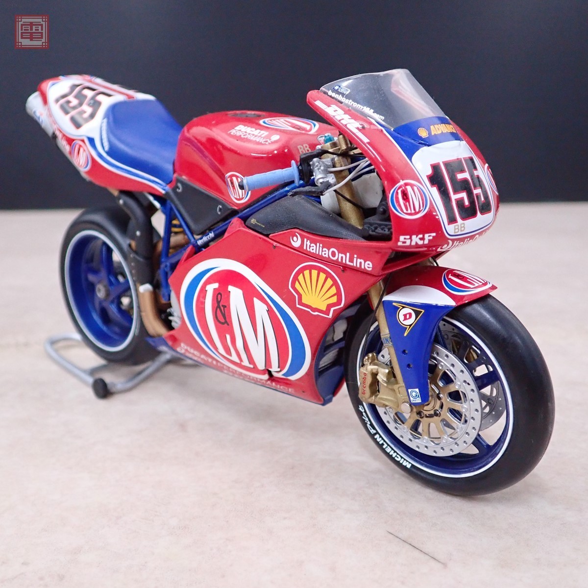 PMA 1/12 ドゥカティ 996R スーパーバイク 2001 ベン・ボストロム No 