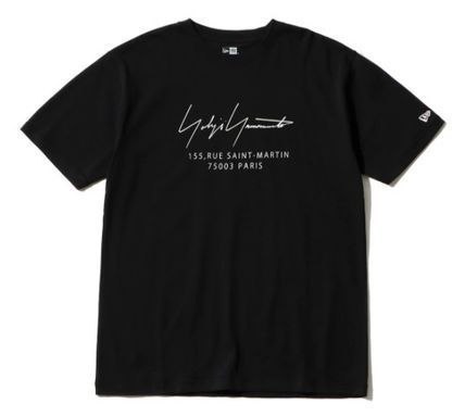 驚きの破格値，SALE タグ付き ヨウジヤマモト ニューエラ NEW ERA SS COTTON TEE シグネチャーロゴ パリ Tシャツ XXL 黒(半袖Tシャツ)｜売買されたオークション情報、yahooの商品情報をアーカイブ公開 - オークファン 男性用