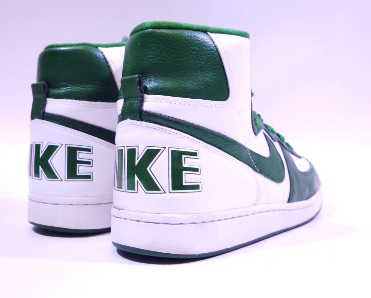 本物/2012年 NIKE TERMINATOR HIGH BASIC ND LTHR 超希少 CELTICS/白緑 