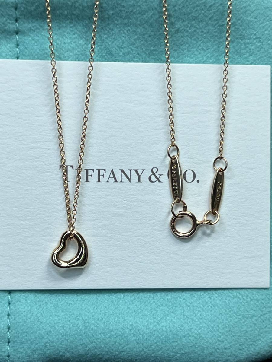 ティファニー オープンハート ネックレス 0 TIFFANY&Co