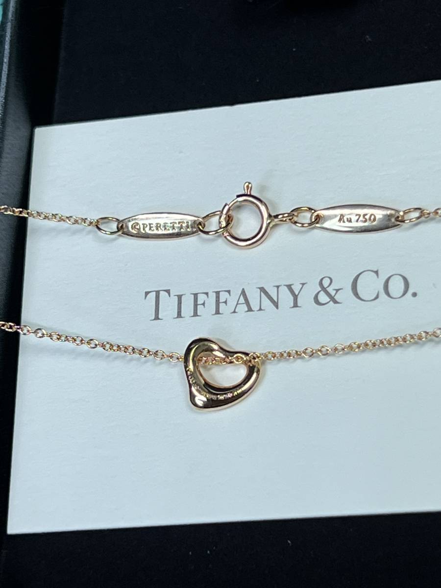 ティファニー オープンハート ネックレス 0 TIFFANY&Co