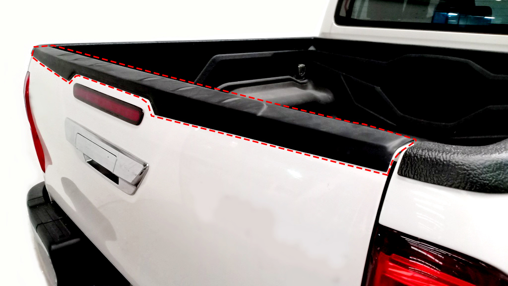ハイラックス GUN125 プロテクター ゲート HILUX トヨタ トヨタ純正