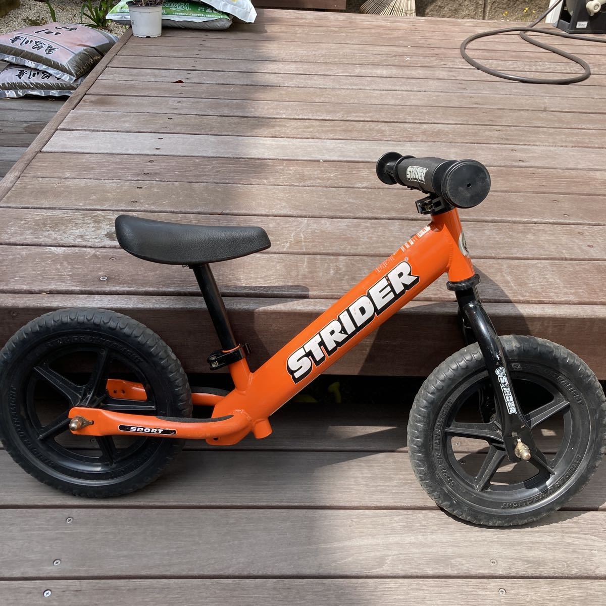 ストライダー 12 スポーツ ST-4 オレンジ(ペダルなし自転車、バランス 