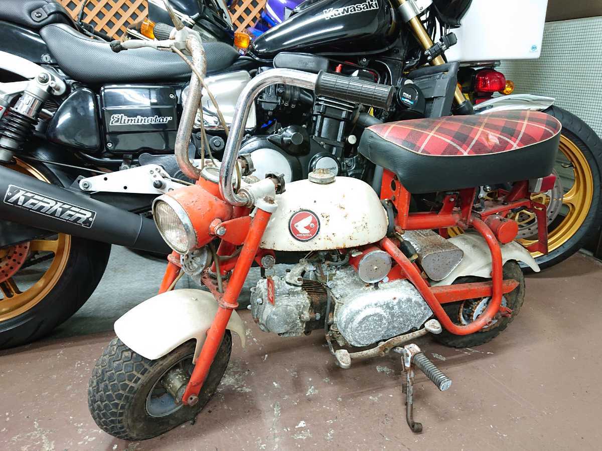 ☆モンキー Z50M-103【1967年/初期両角E/g】ノンレストア(キックOK 
