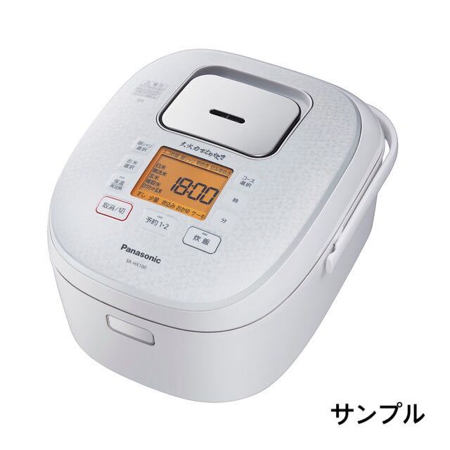 新作，セール Panasonic IHジャー炊飯器 5.5合炊き 大火力おどり炊き SR-HX100-W スノーホワイト パナソニック 自宅保管品(IH)｜売買されたオークション情報、yahooの商品情報をアーカイブ公開 - オークファン IH