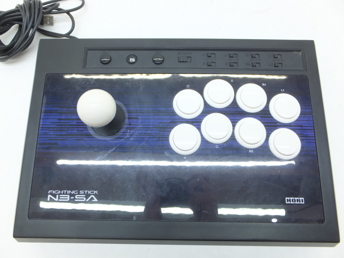 プレステ2ソフト アケコン三点セット （24SA○アケコン 3点セット 