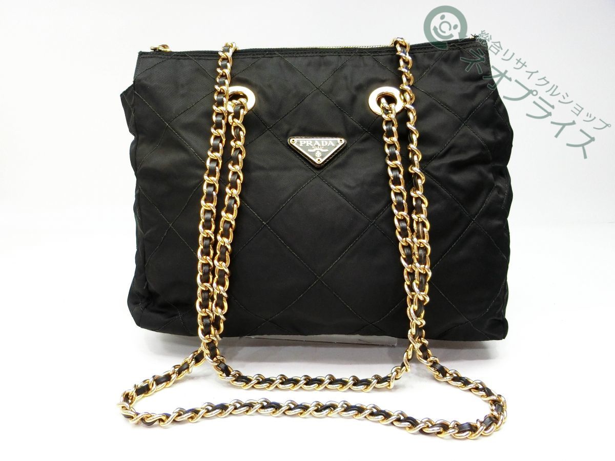 PRADA キルティング プラダ ナイロン SHOULDER BAG MADE IN ITALY 