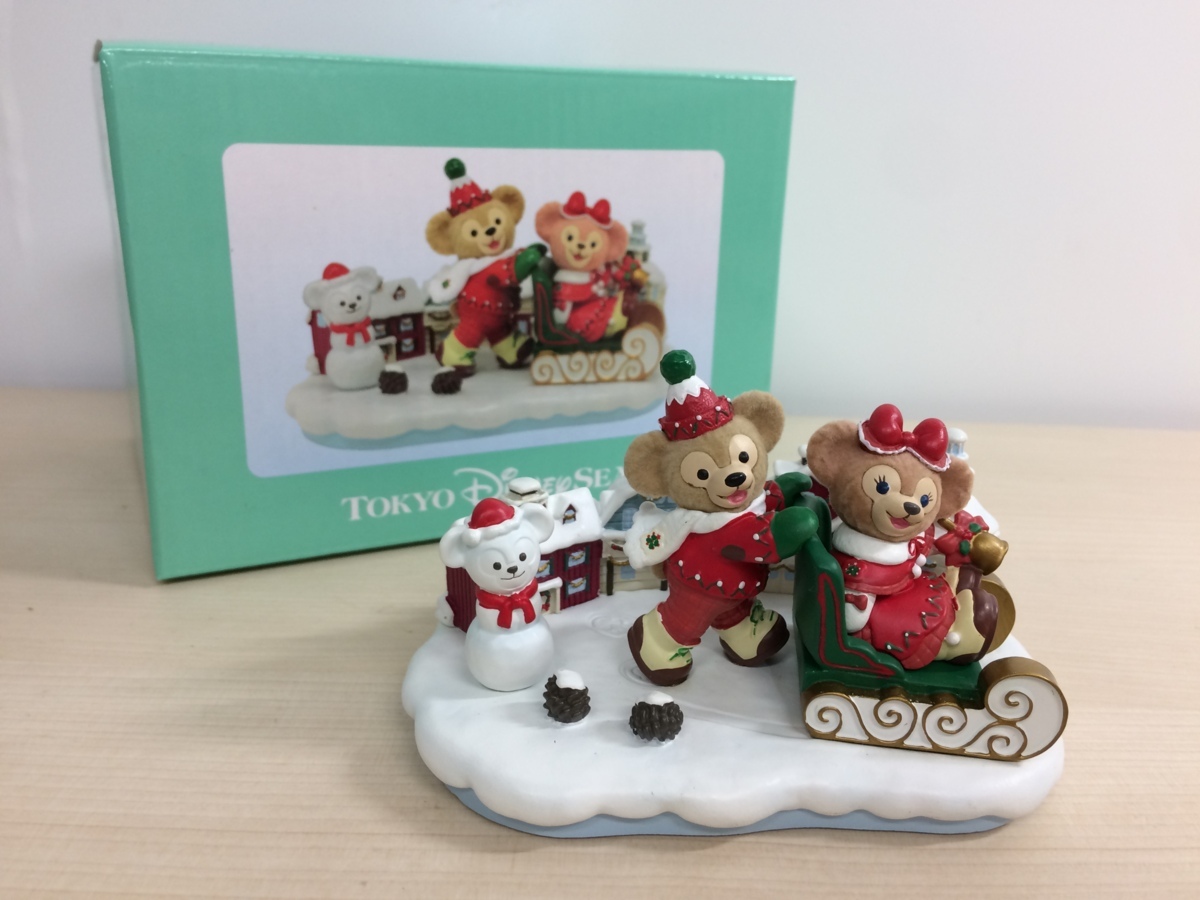 ディズニー TDR クリスマス2012 ダッフィー＆シェリーメイ フィギュア 