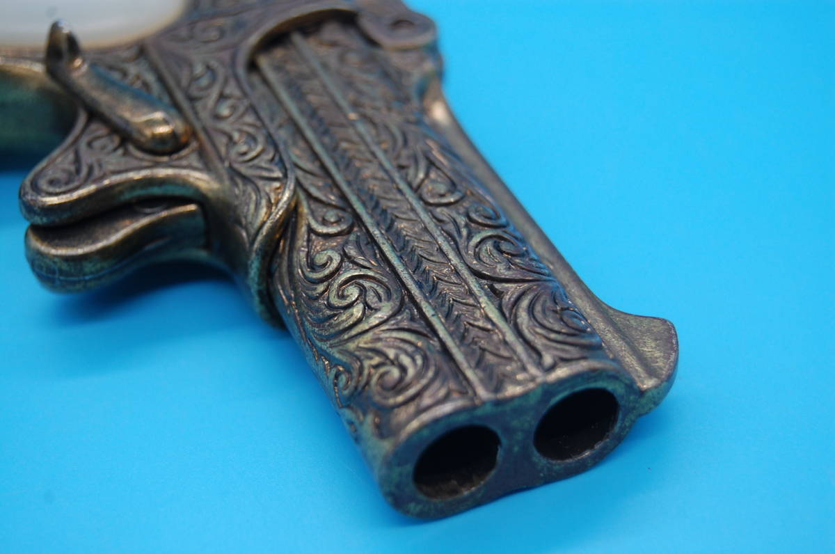 DENIX モデルガン レミントン デリンジャー 41口径 装飾銃 36-3 現状品 DENIX デニックス モデルガン レミントン デリンジャー 41