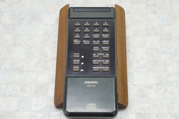 MICRO(マイクロ)CD用リモコン(remote) 適応機種：CD-M2 MICRO CD-M2 リモコン付き MICRO(マイクロ) CDプレーヤー用 MICRO