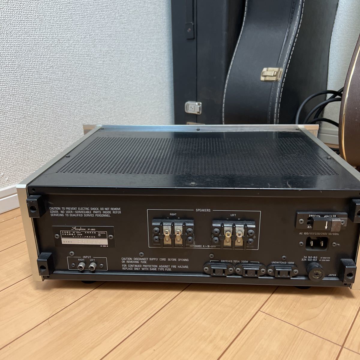 アキュフェーズ P-20、外観美品 Accuphase アキュフェーズ パワー
