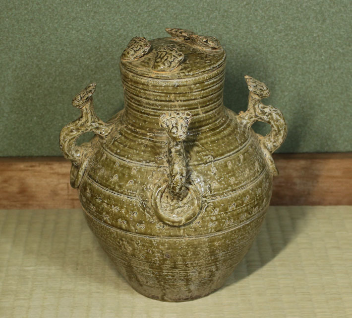 希少 無傷 】 明治印判手 星文 蕎麦猪口 型紙摺り 変わり亀甲繋文 酒器