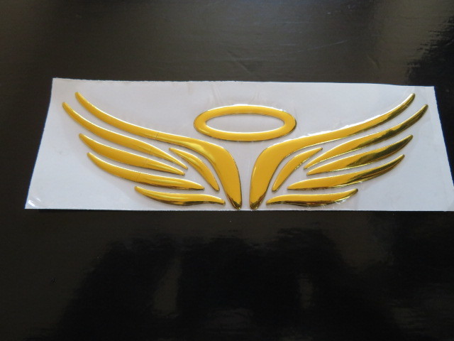 訳あり エンジェル 天使 翼 羽 ウイング ステッカー 3d エンブレム 金 ゴールド トヨタ 日産 ホンダ マツダ スズキ Bmwなど汎用 ステッカー デカール 売買されたオークション情報 Yahooの商品情報をアーカイブ公開 オークファン Aucfan Com